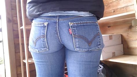 spanking over jeans